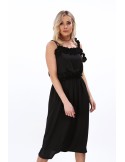 Schwarzes Trägerkleid für jeden Tag MP60354 – Online-Shop – Boutique